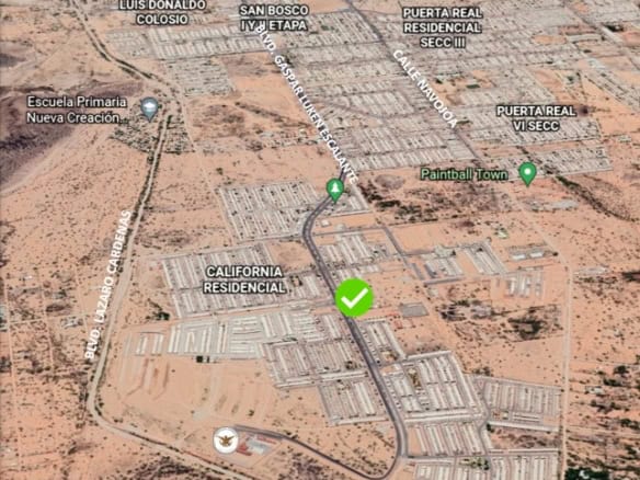 Terreno comercial en California Residencial, ubicación estratégica en Tijuana, perfecto para inversión y desarrollo inmobiliario en zona en crecimiento.