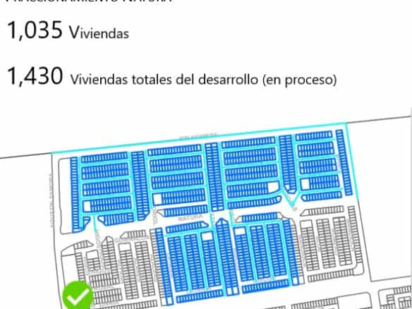 Viviendas actuales en fraccionamiento naturaleza en Hermosillo Sonora, con un total de 1,035 viviendas en desarrollo en una exclusiva zona residencial.