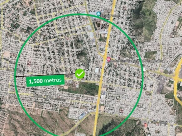 Amplia oportunidad de inversión en inmuebles comerciales cerca de la ciudad, con un radio de 1,500 metros y excelente accesibilidad en zonas urbanas y ecológicas.