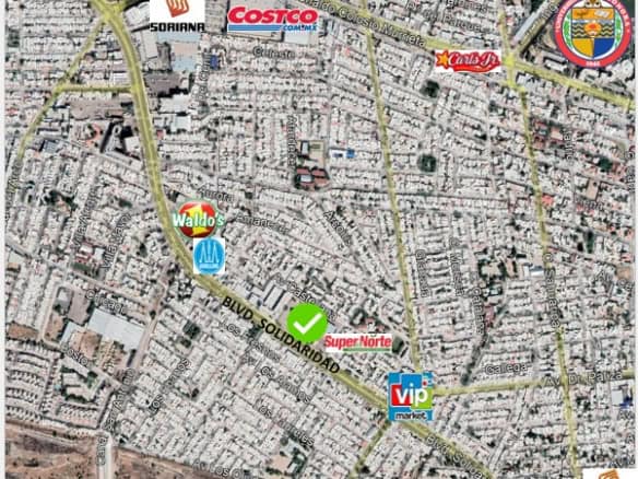 IHOP, Walmart y AutoZone en zona comercial de alta demanda en Ciudad Juárez, perfecto para inversiones en bienes raíces comerciales y expansión empresarial.