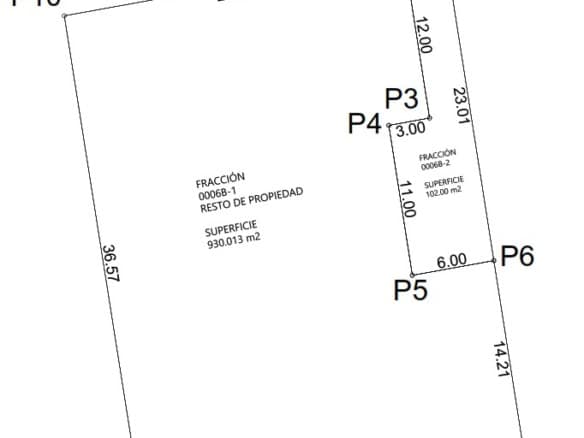 Amplia oportunidad de inversión en bienes raíces comerciales, terreno en venta con excelente ubicación y topografía en detalles topográficos precisos para desarrollo empresarial.