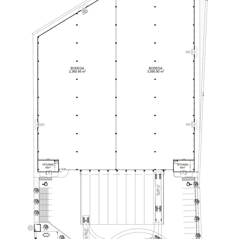 Amplio almacén industrial en venta con excelente distribución y acceso fácil en una zona estratégica, ideal para logística y distribución. Ideal para inversión en bienes raíces comerciales.
