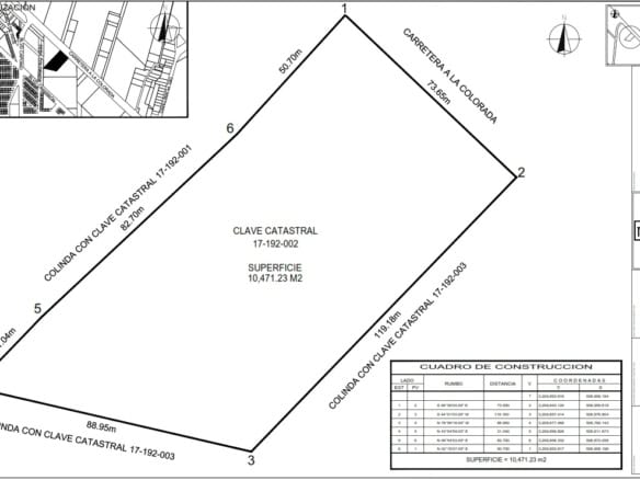 Amplia oportunidad de inversión en bienes raíces comerciales con terrenos en venta en ubicación privilegiada, ideal para desarrollos industriales, oficinas o comercio en zonas estratégicas.