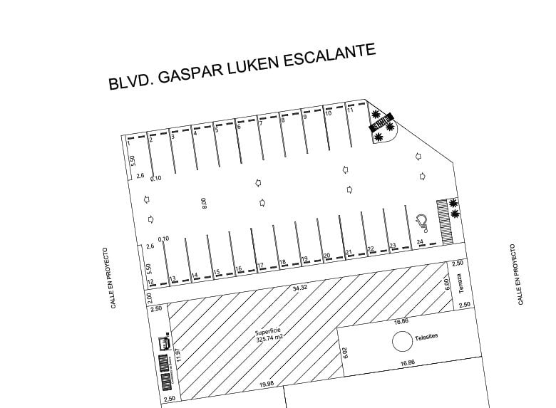 Amplia parcela comercial en venta en Blvrd. Gaspar Luken Escalante, ideal para proyectos de bienes raíces comerciales con excelentes ubicaciones y accesos.