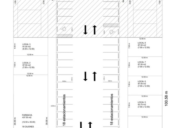 Nueva descripción sin título: Plano de terreno comercial para inversión en bienes raíces, con amplio espacio de 5432 m2, ideal para hotel, oficinas, estacionamientos y desarrollo de proyectos inmobiliarios, localizado en una zona estratégica.