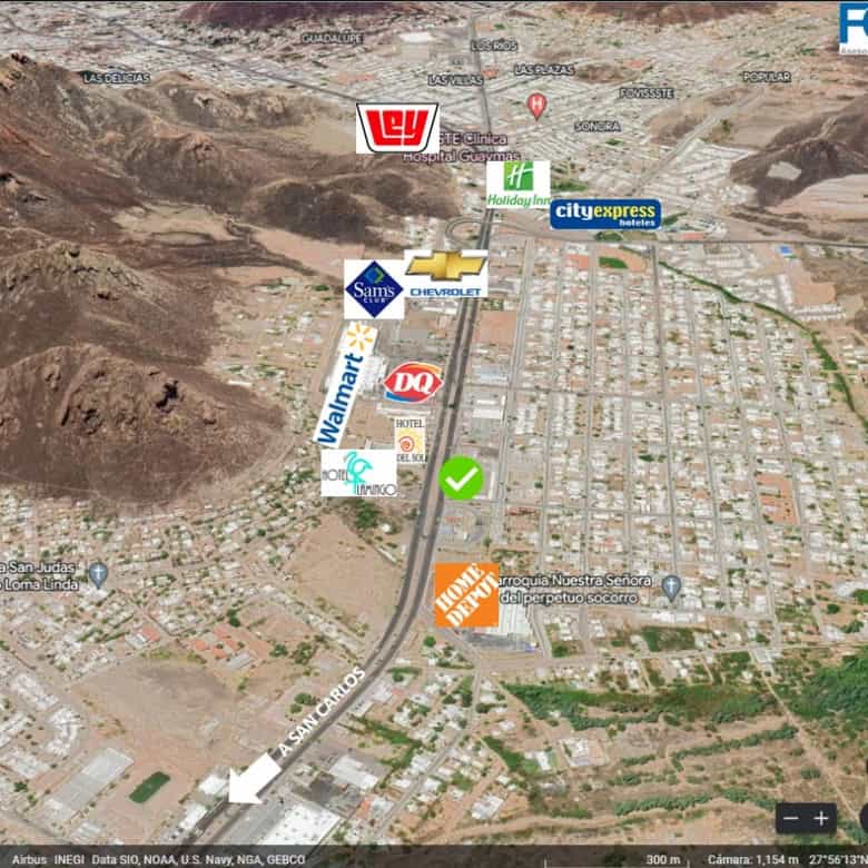 Amplia oportunidad de inversión en bienes raíces comerciales en una ubicación estratégica con acceso cercano a tiendas, hoteles y servicios clave en Guadalajara.