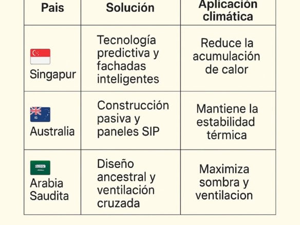 Tecnologías innovadoras para el diseño de propiedades comerciales en zonas cálidas, optimizando eficiencia térmica y ventilación en México y Arabia Saudita.