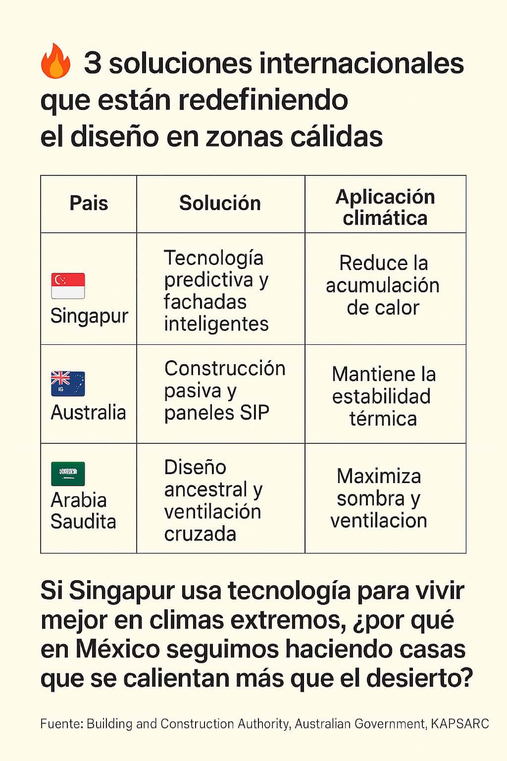 Tecnologías innovadoras para el diseño de propiedades comerciales en zonas cálidas, optimizando eficiencia térmica y ventilación en México y Arabia Saudita.