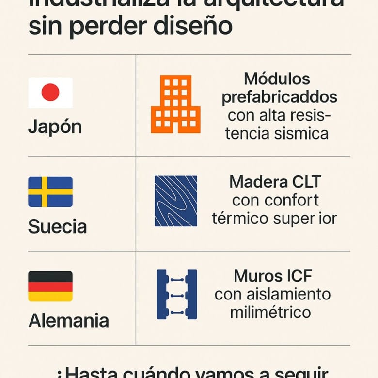 🧱 Prefabricación inteligente: cómo el mundo industrializa la arquitectura sin perder diseño