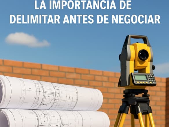 Método de delimitación de terrenos y planos de construcción para bienes raíces comerciales en Fompo Bienes Raíces.