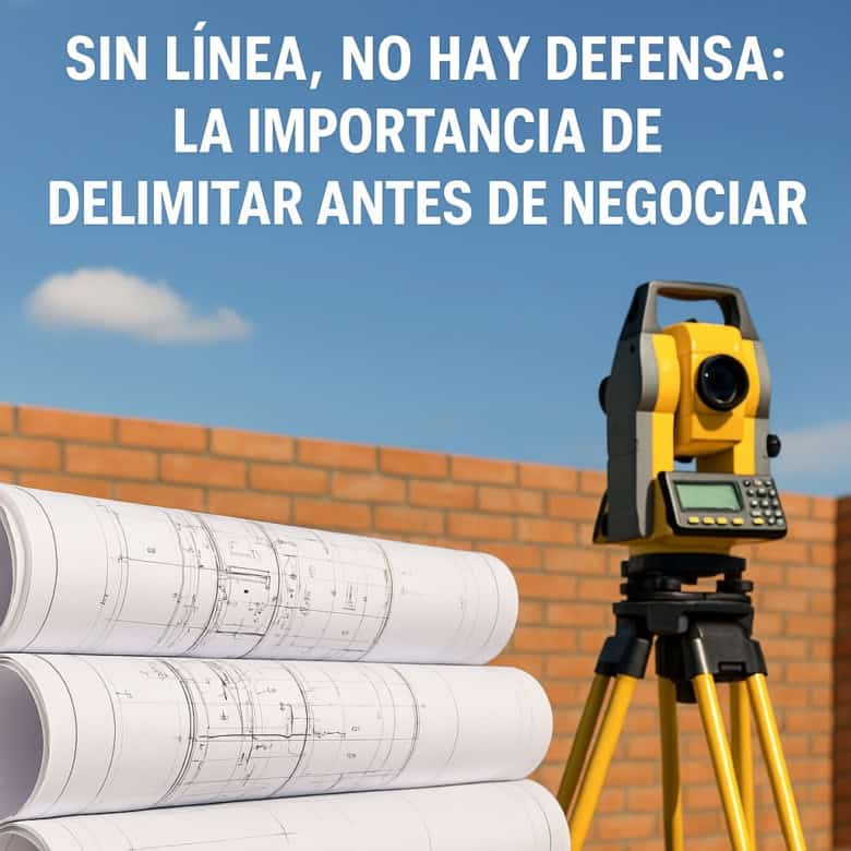 Evita errores costosos: delimita tu propiedad antes de firma