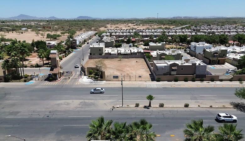 ¡Terreno Comercial en Renta en Zona con +17,000 Viviendas! – California Residencial, Hermosillo
